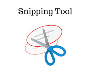 سكرين شوت للكمبيوتر من خلال اداة snpping tool