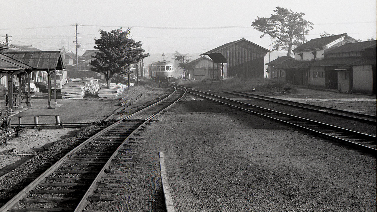 地方私鉄 1960年代の回想 江若鉄道 朝の叡山駅