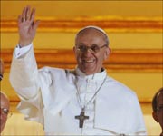 Pope Francis greets women on International Women's Day
