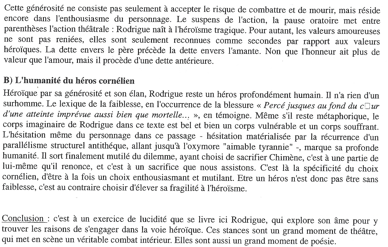 Première L3 20122013 Texte 6 Le Cid, P. Corneille, Acte I Scène 6 (1637) Première L3 20122013 Texte 6 Le Cid, P. Corneille, Acte I Scène 6 (1637)