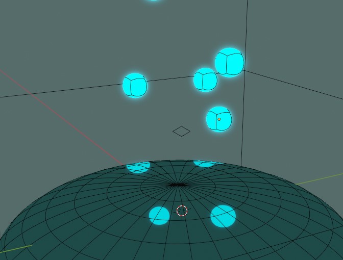 「Blender」オブジェクトを反射させてみた