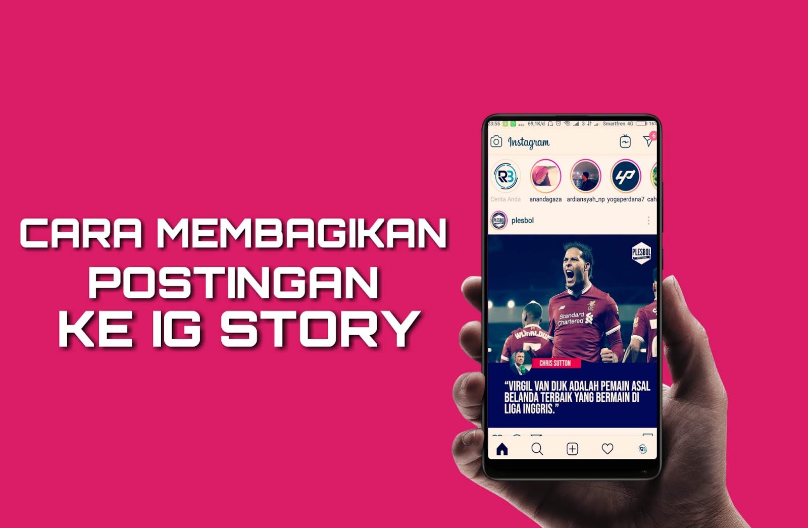Cara Mudah Share Postingan Instagram ke Instastory - Rek Blogging
