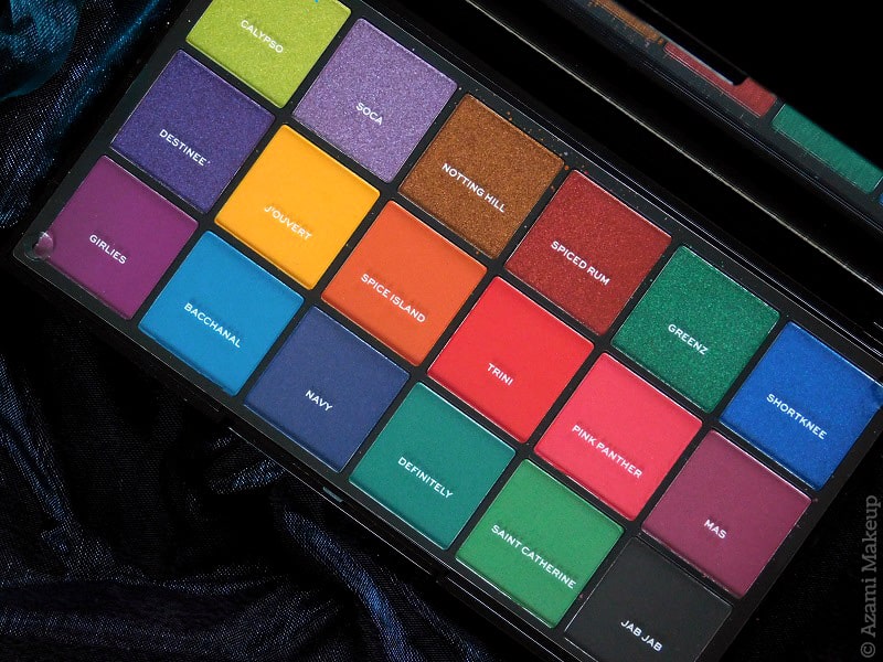 Makeup Revolution & Tammi @makeupbytammi - Tropical Carnival Eyeshadow Palette Review & Swatches - Avis Colorful Matte Foil Shimmer Makeup Revolution & Tammi @makeupbytammi - Tropical Carnival Eyeshadow Palette Review & Swatches - Avis Colorful Matte Foil Shimmer