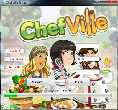 Chef Ville,Trainer,Chef Ville Trainer,Hack