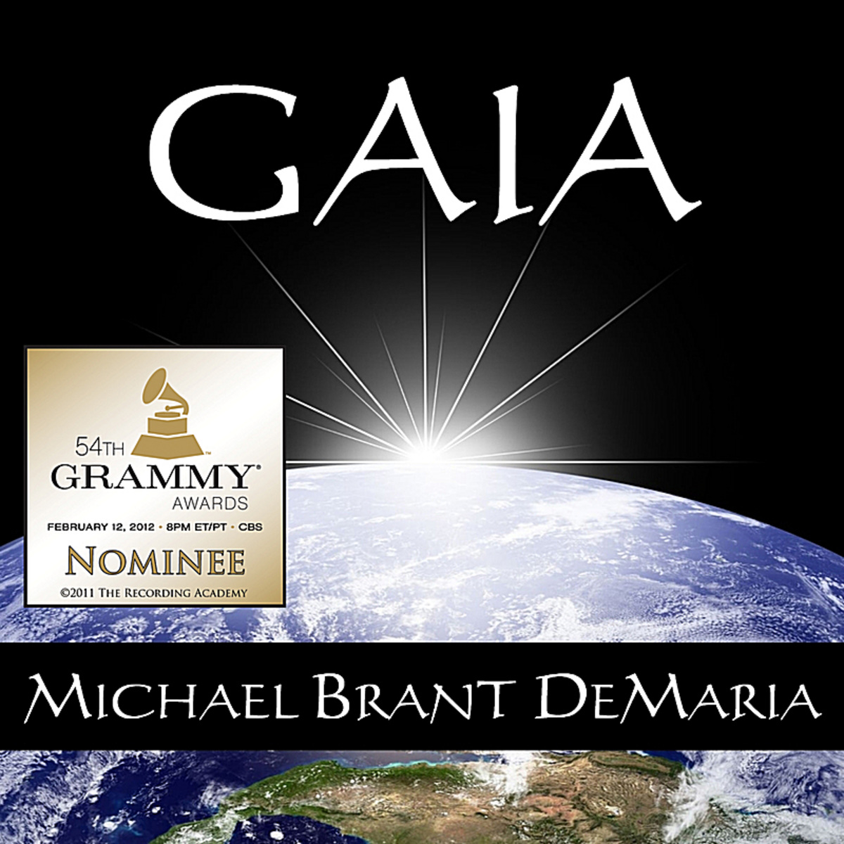 Cd Michael Brant DeMaria -Gaia Cover