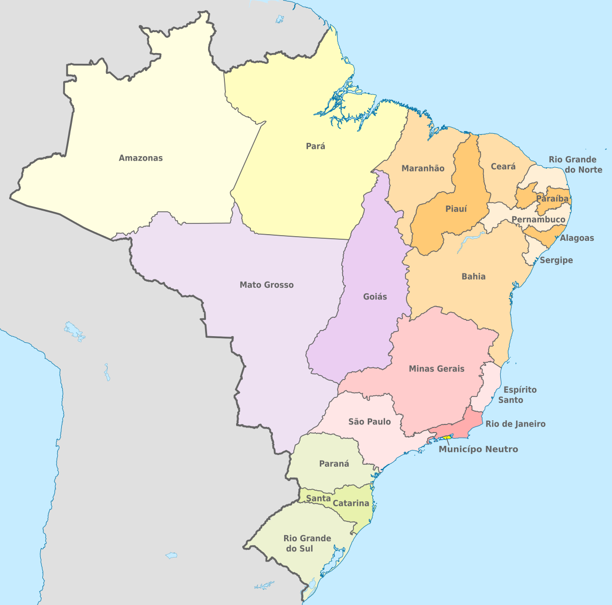 Mapas do Brasil de 1534 a 2020 Doc Press™