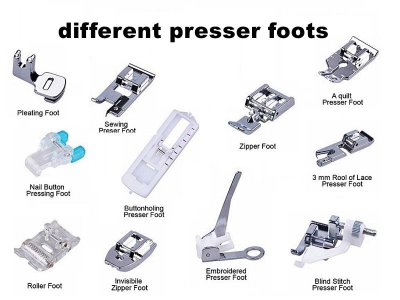 15 Types of Presser Feet & Their Uses {Photos & Chart}
