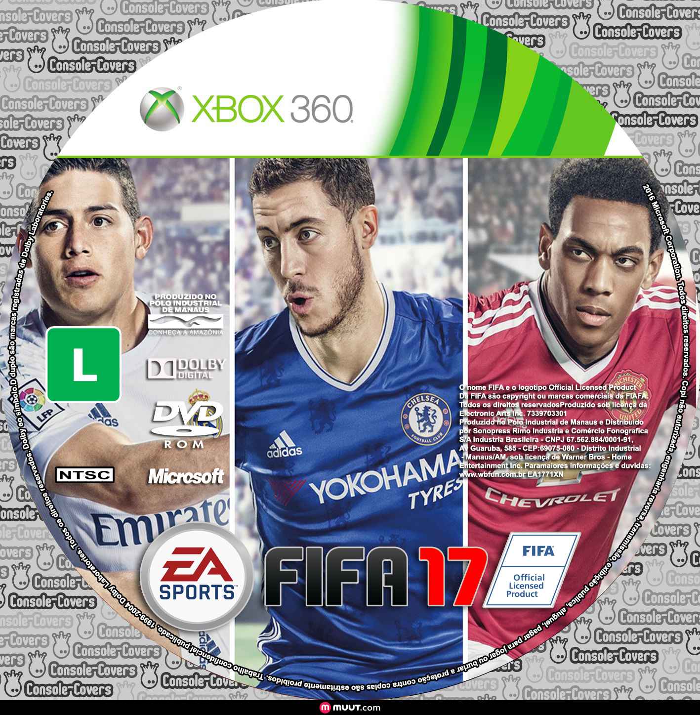 [Label] FIFA 17 Xbox 360 Ultra Capas