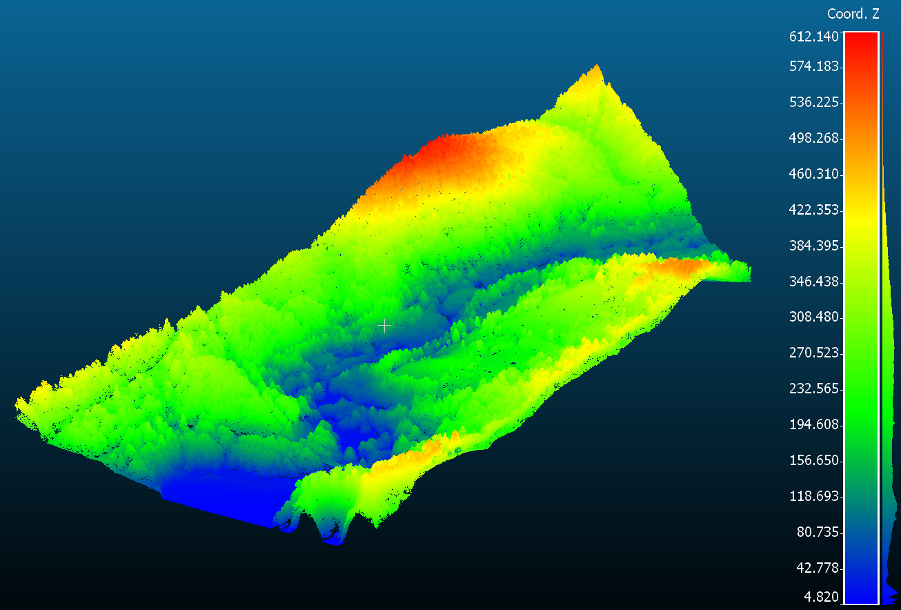 Advanced Geographic Research Filtering LiDAR data by height above ground