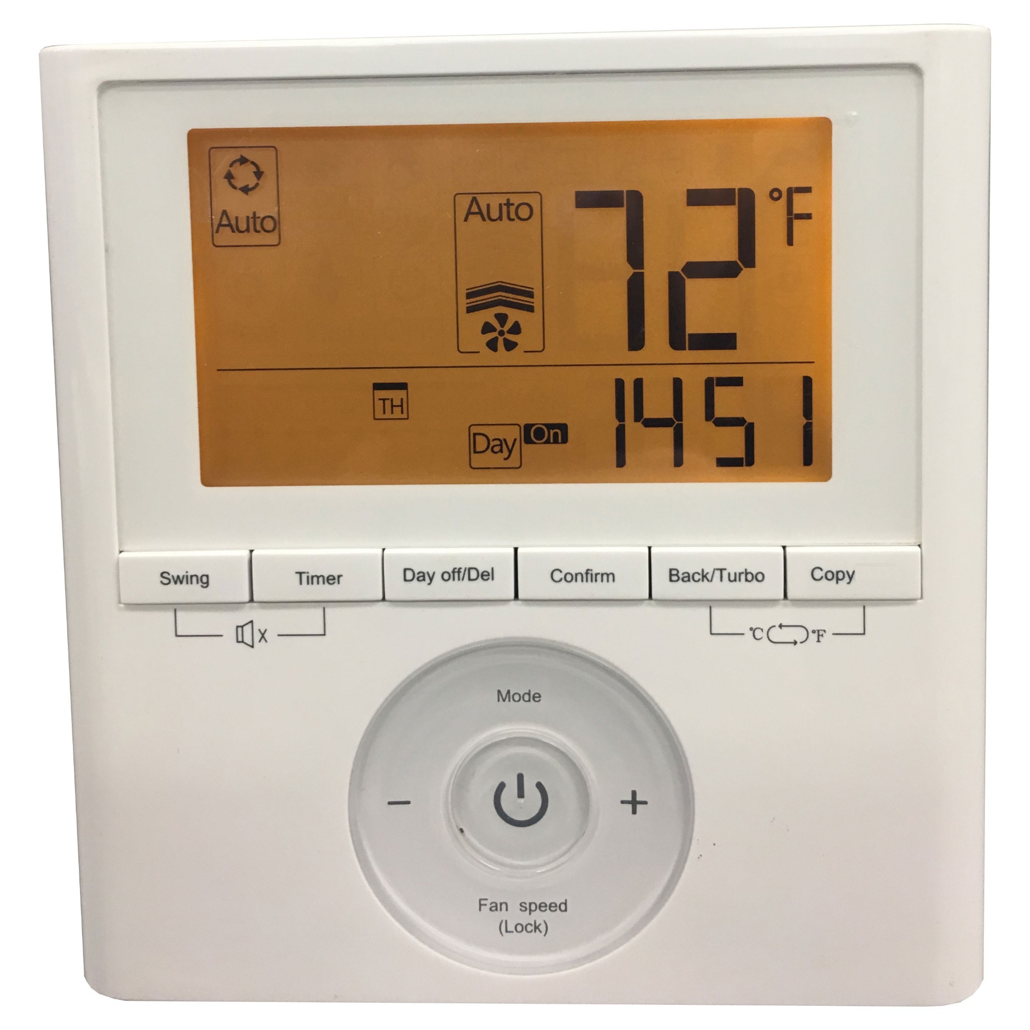 All New Mini Split Ductless HeatPump Systems Wall Thermostat with Weekly Schedule in