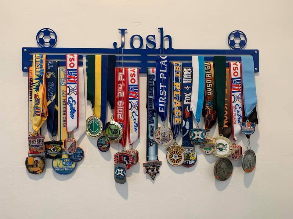 Confessions of a Sports Mama: Sports Mama Tip: Trophy and Medal Display  Ideas