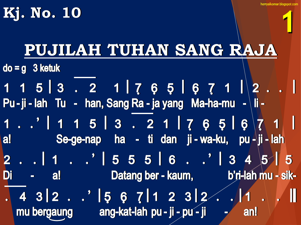 TouRoeroekan: Kidung Jemaat No. 10