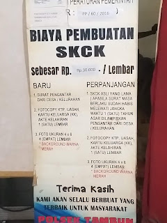 Syarat dan Langkah Membuat SKCK di Polsek tahun 2020 Syarat dan Langkah Membuat SKCK di Polsek tahun 2020