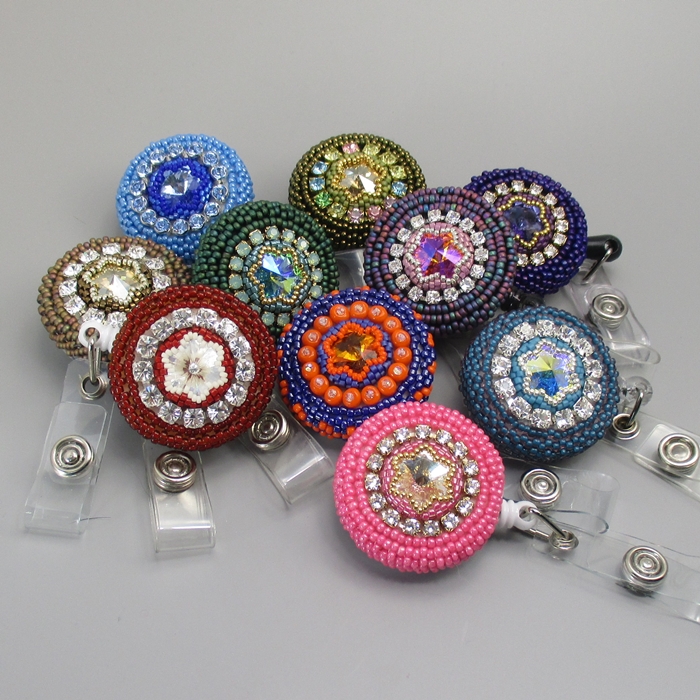 The Cat's Meow: Beaded Badge Reels