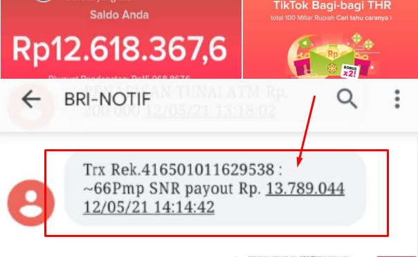 Cara Menarik Uang Saldo Tiktok Lite Ke Rekening Bank Begini Caranya