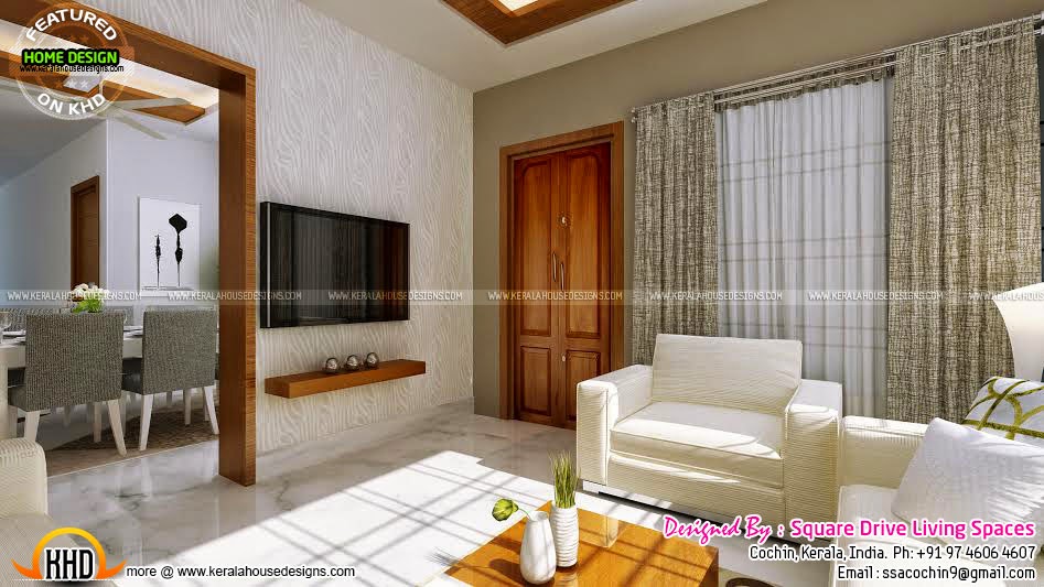 Interior designs by Square Drive Living Spaces, Cochin Kerala Home