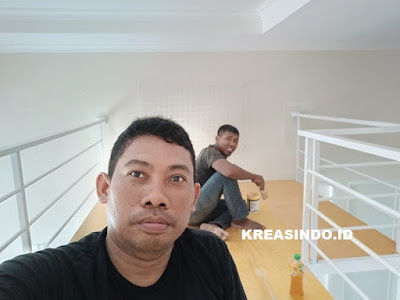 Penampakan Mezzanine Besi pemasangan di Rumah Bu Erisha Bojong Gede Bogor Penampakan Mezzanine Besi pemasangan di Rumah Bu Erisha Bojong Gede Bogor