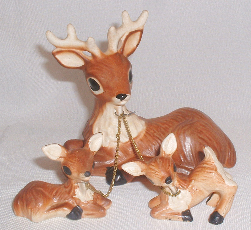 Vintage Goodness 1.0 Featured Collectible Vintage Deer Figurines