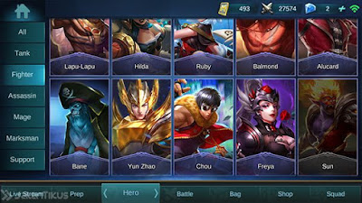 Gunakan 5 Jenis Hero (Role) Ini Jika Ingin Menang di Mobile Legend