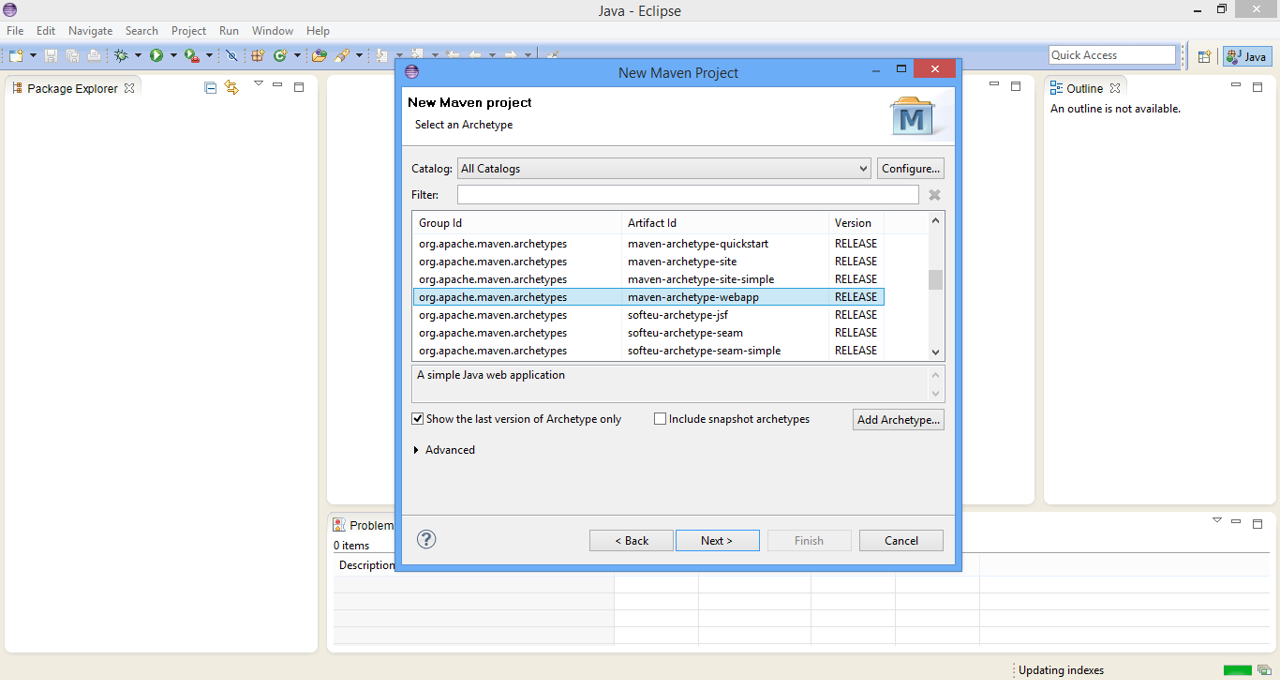 Java - Keep it Simple: Eclipse - Maven - WebApp