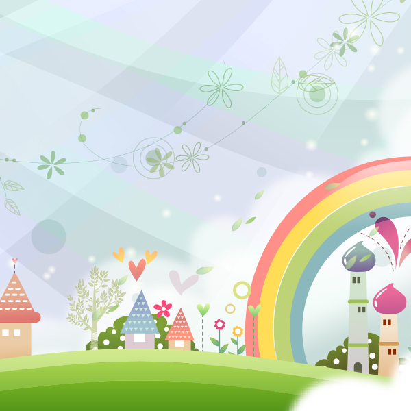 FAIRYTALE LANDSCAPE VECTOR Free Download