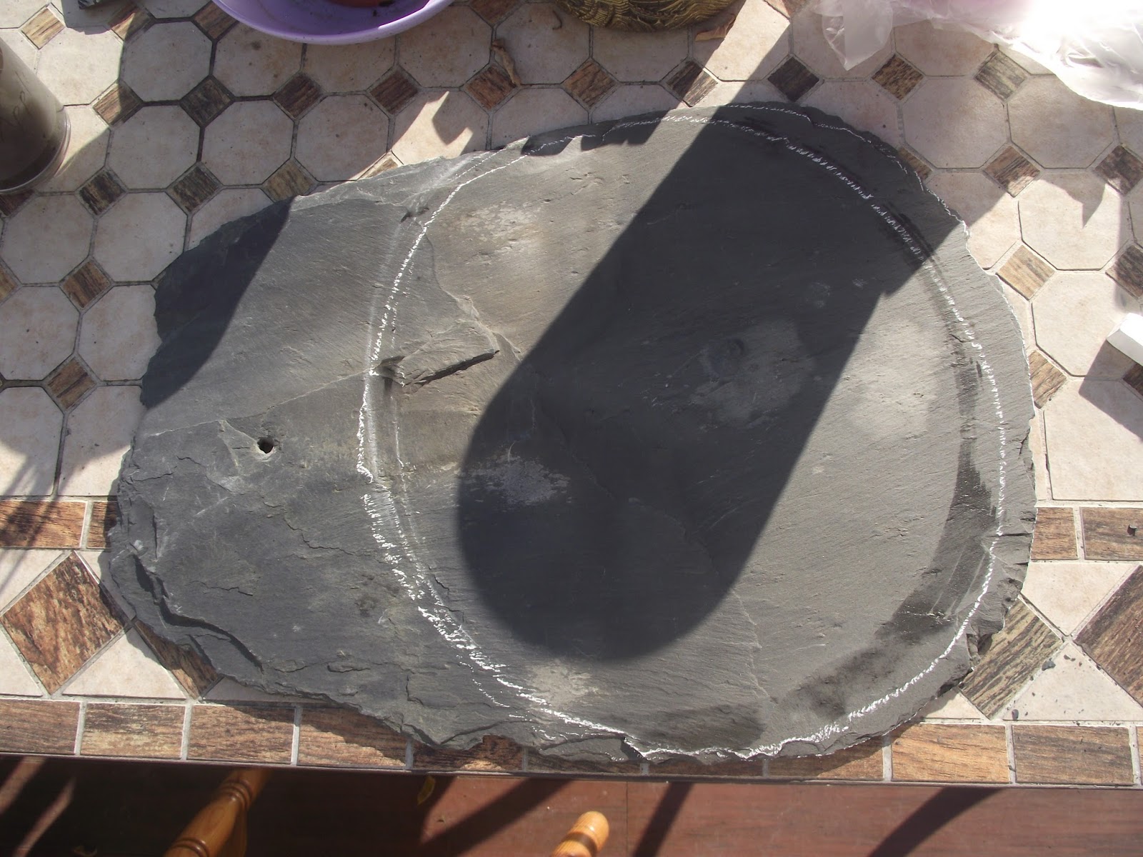 Dessous De Plat Ardoise, Carré 10x10x0,4cm | OF SWITZERLAND