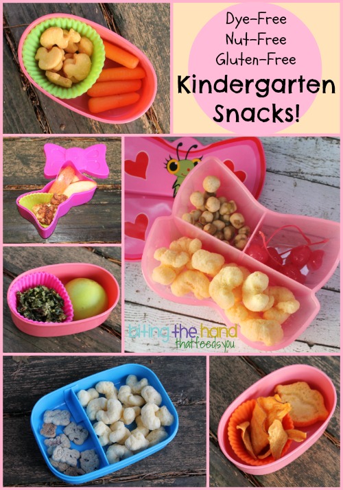 Biting The Hand That Feeds You: Snacks for Kindergarten! Dye-Gluten-Nut ...