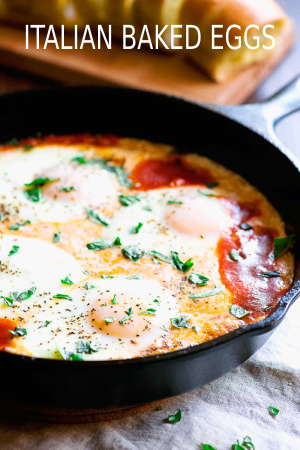 ITALIAN BAKED EGGS happy cook
