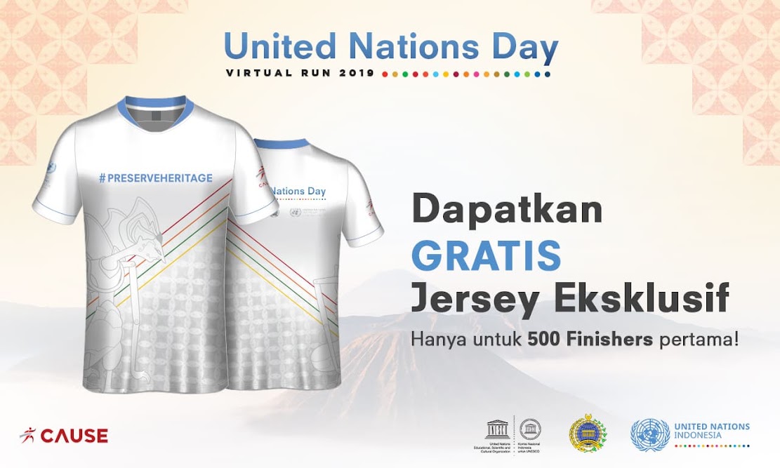 Free Jersey - UN Day Virtual Run • 2019 Free Jersey - UN Day Virtual Run • 2019