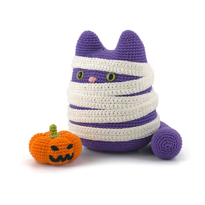 cat halloween amigurumi crochet pattern