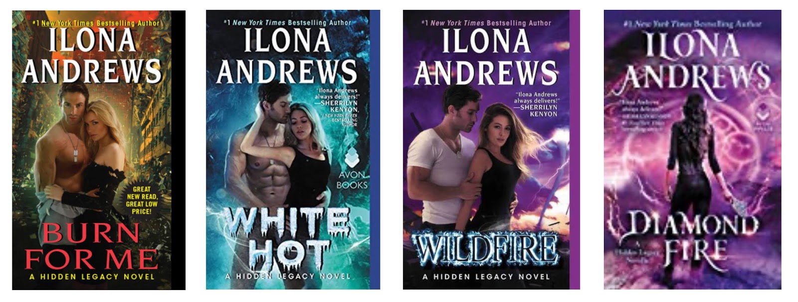 Robin Loves Reading: SERIES REVIEW - The Hidden Legacy Series by Ilona  Andrews