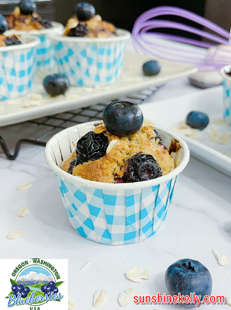 Oregon & Washington Blueberries Oatmeal Muffins Recipe, Oregon & Washington Blueberries, Oatmeal Muffins Recipe, Blueberries Recipe, Baking, Food