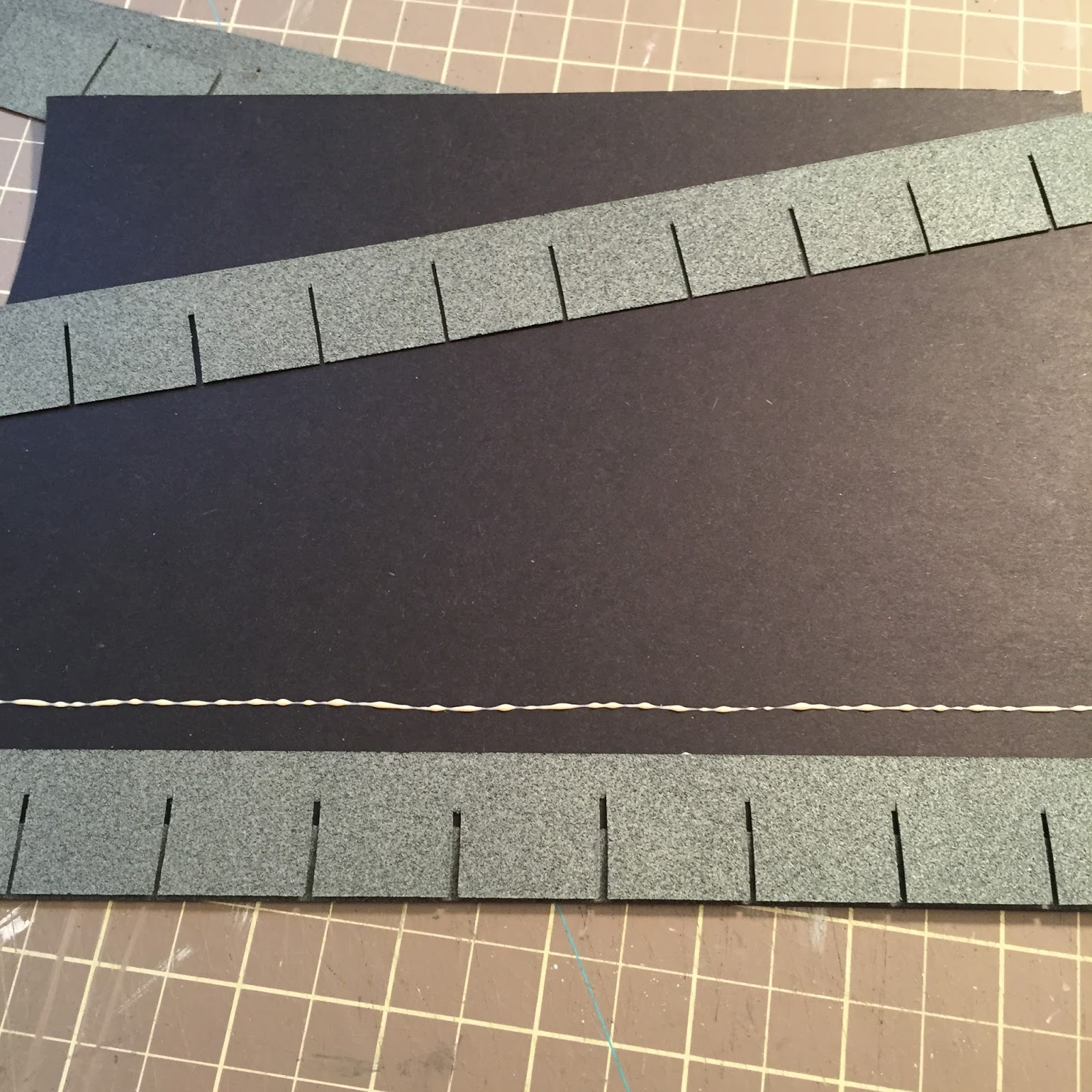 Dollhouse roof shingles The Kinfeld