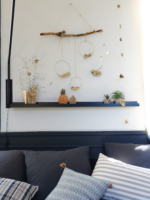 DIY / Or / Création / Mobile / Noël / Blog Atelier rue verte / 15 /