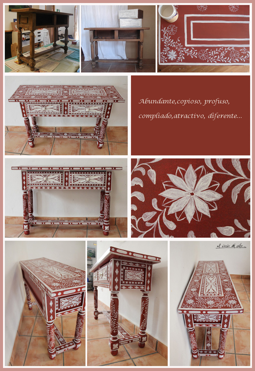 el rincón del arte. espacio creativo: Mueble pintado