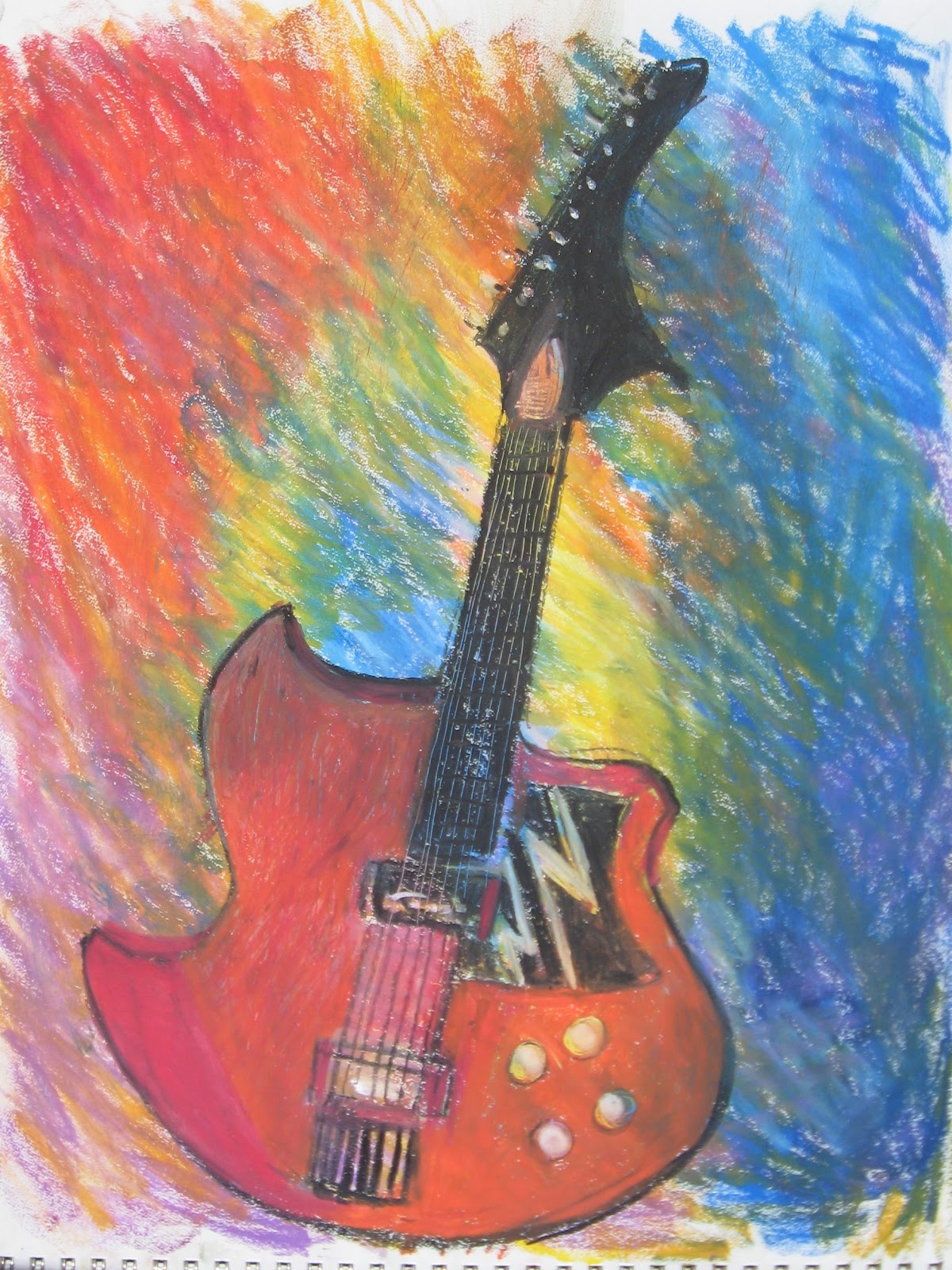 GILLIAN BULL, Artist INDIAN GUITAR