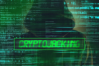 crypto jacking in a hoodie