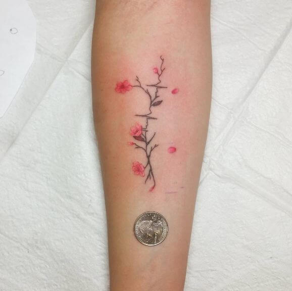 131 Cherry Blossom Tattoos Ideas and Designs (2018