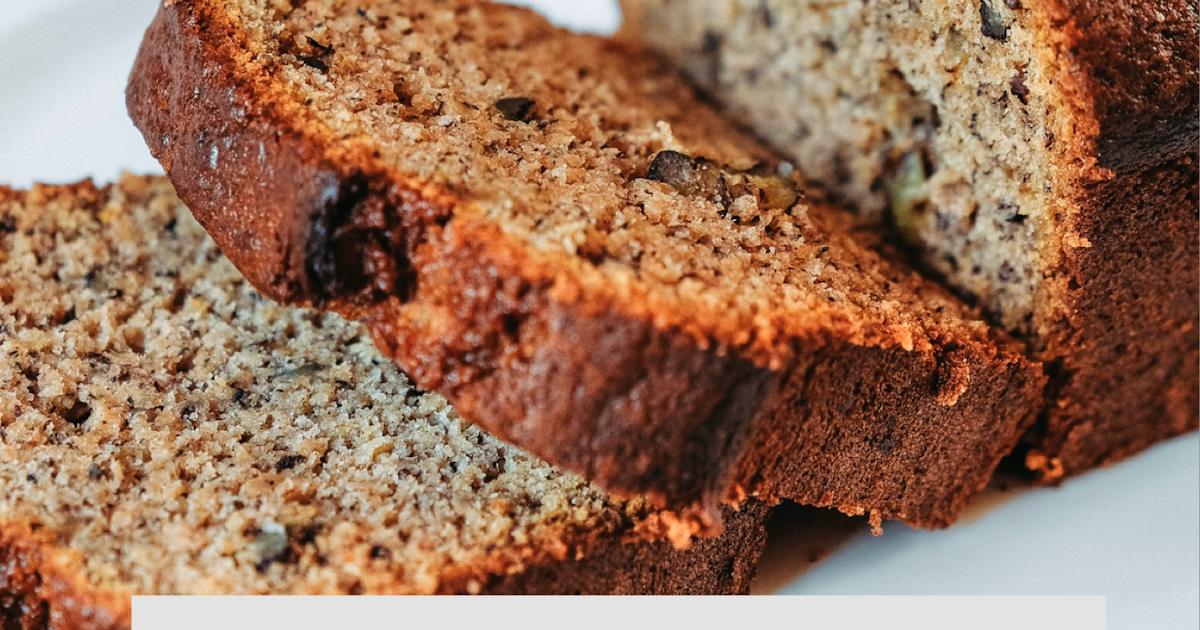 Banana Bread with Flax seeds Dara DIY