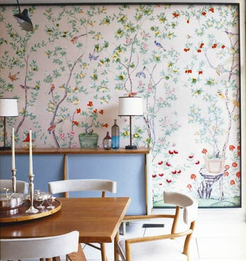 Hayfield House: Framed Wallpaper