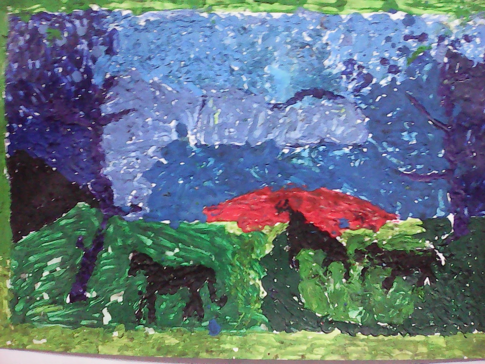 Educación y Arte: TÉCNICA CON CRAYOLAS DERRETIDAS