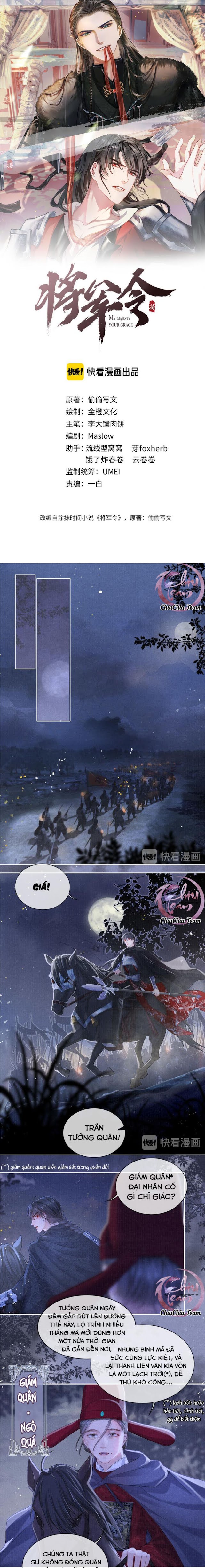Đọc truyện Tướng Quân Lệnh - Chapter 20