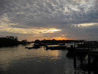 Sunset at Puerto Villamil, Isabela Island, Galapagos