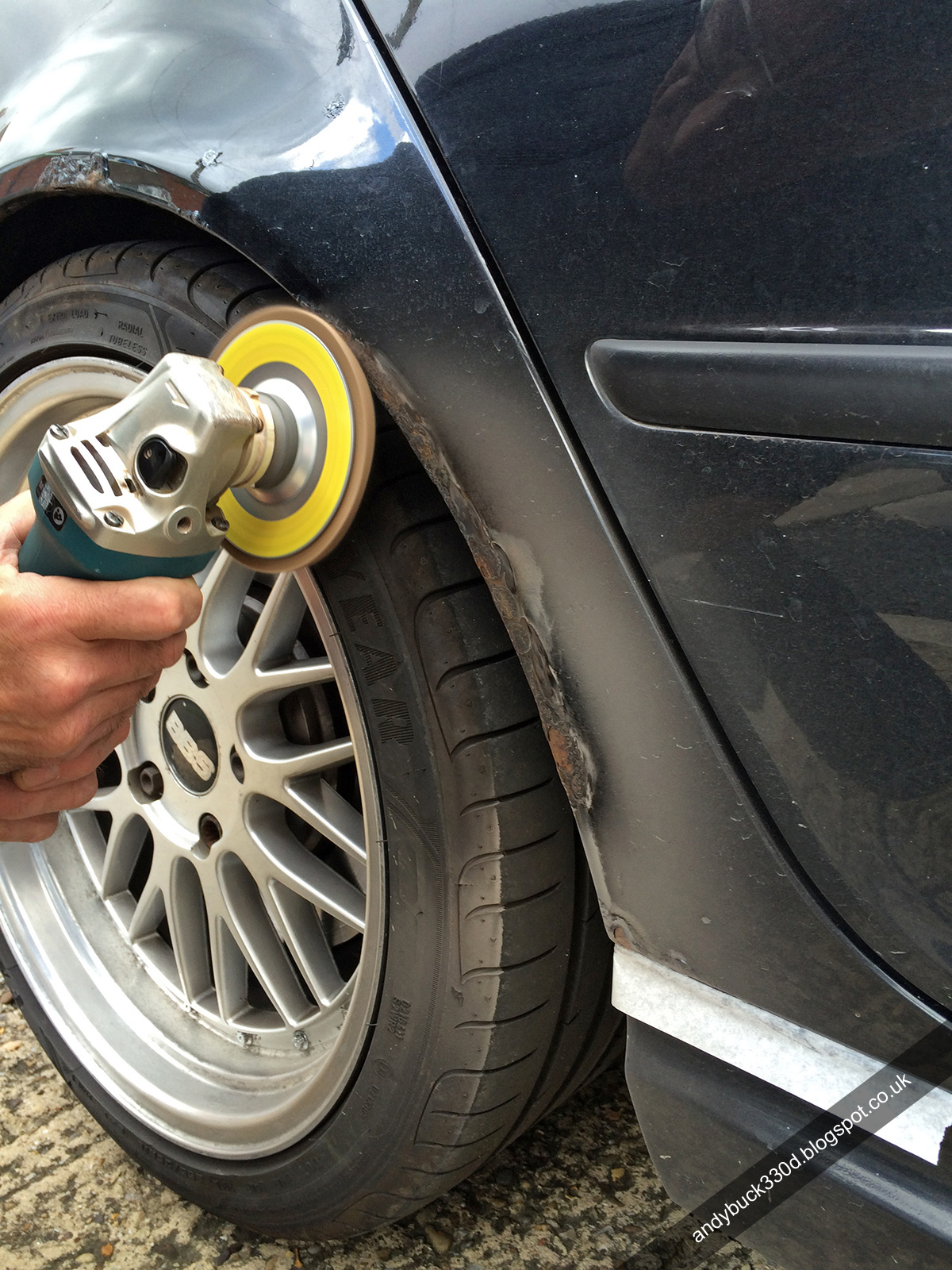 E46 Rear Wheel Arch Rust Repair and Respray [DIY]