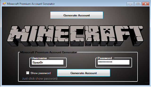 Minecraft Premium Account Generator 2016 Free Download - Zine Hacks