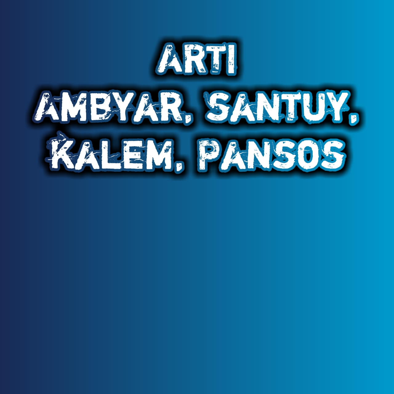 Arti Kata Ambyar Santuy Kalem Pansos Bahasa Gaul Netizen Gabut