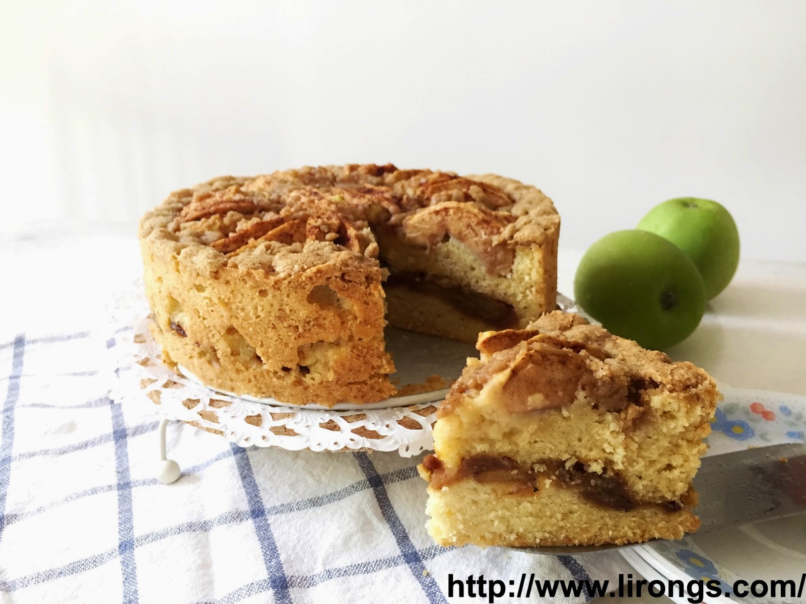 Lirong A singapore food and lifestyle blog Recipe Danish Apple Cake