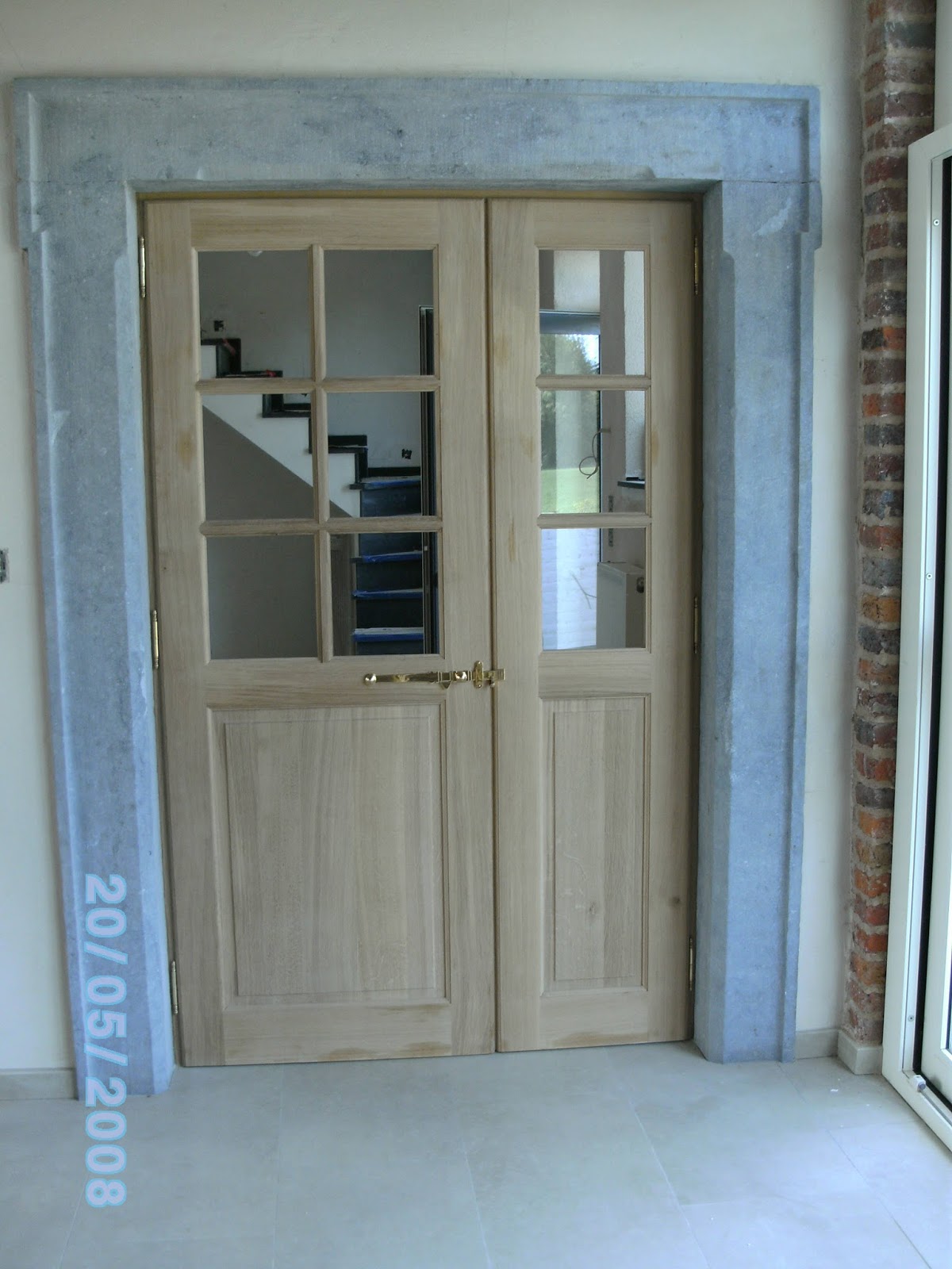 Decmath Portes intérieures en chêne massif