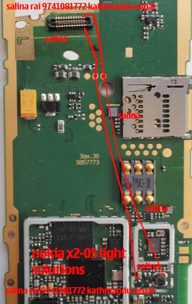Nokia X2 02 Lampu Lcd Mati 100 Work