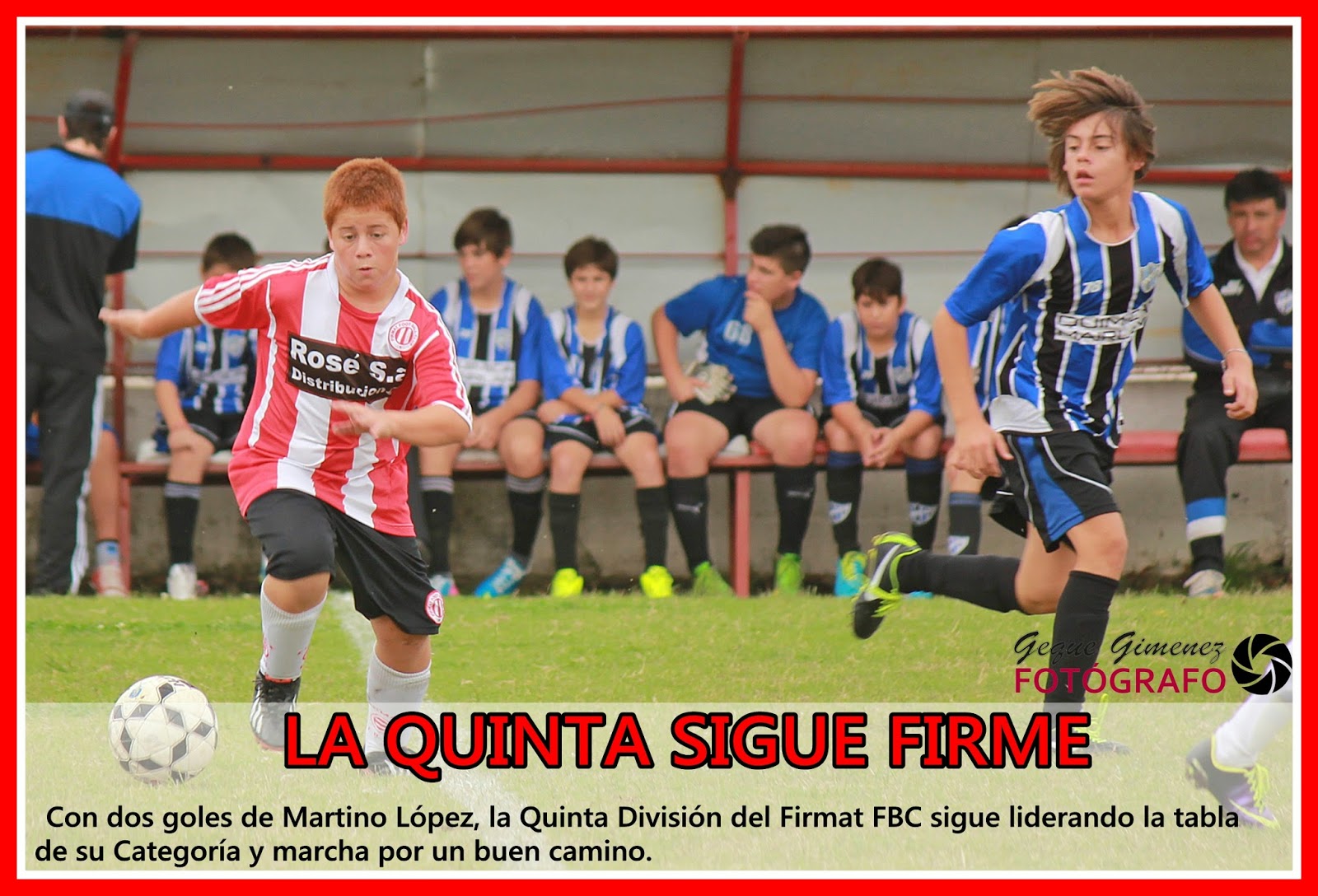 FIRMAT FOOT BALL CLUB .. LA QUINTA SIGUE FIRME